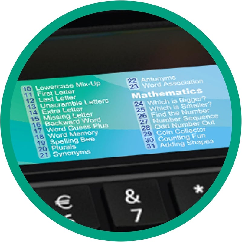 WinFun لابتوب وينفن برو المتميز للأطفال | لعبة لابتوب تعليمية تفاعلية | 60 نشاط ممتع | تعلم الحروف، الأرقام، الرياضيات، الموسيقى والألعاب | شاشة LCD كبيرة | لوحة مفاتيح QWERTY - Image 3